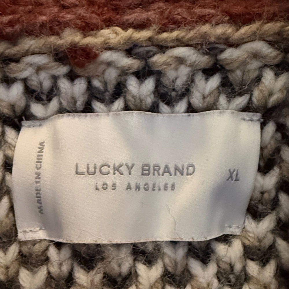 Lucky Brand Multicolor Patterned Cardigan - Picture 5 of 6